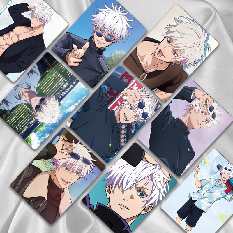 Japanese Fan - 55 cartes laser Jujutsu Kaisen, anime