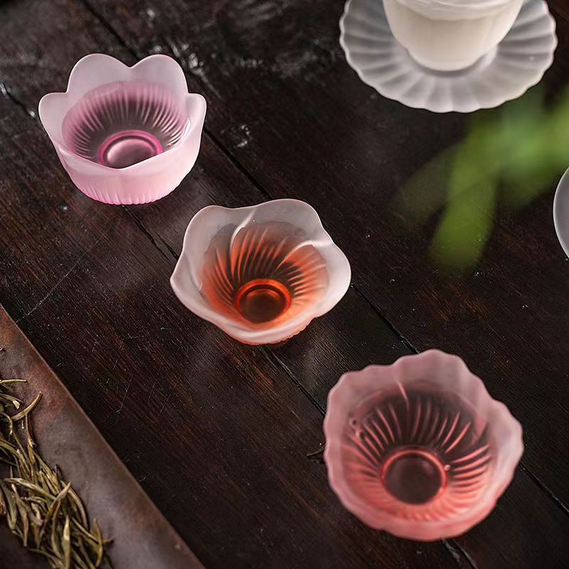 Japanese Snacks - Bol japonais en verre rose résistant