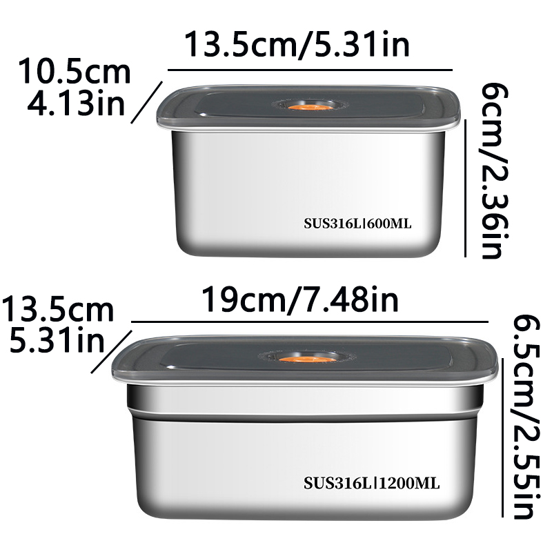 Bento Box - Boîte de conservation alimentaire en acier