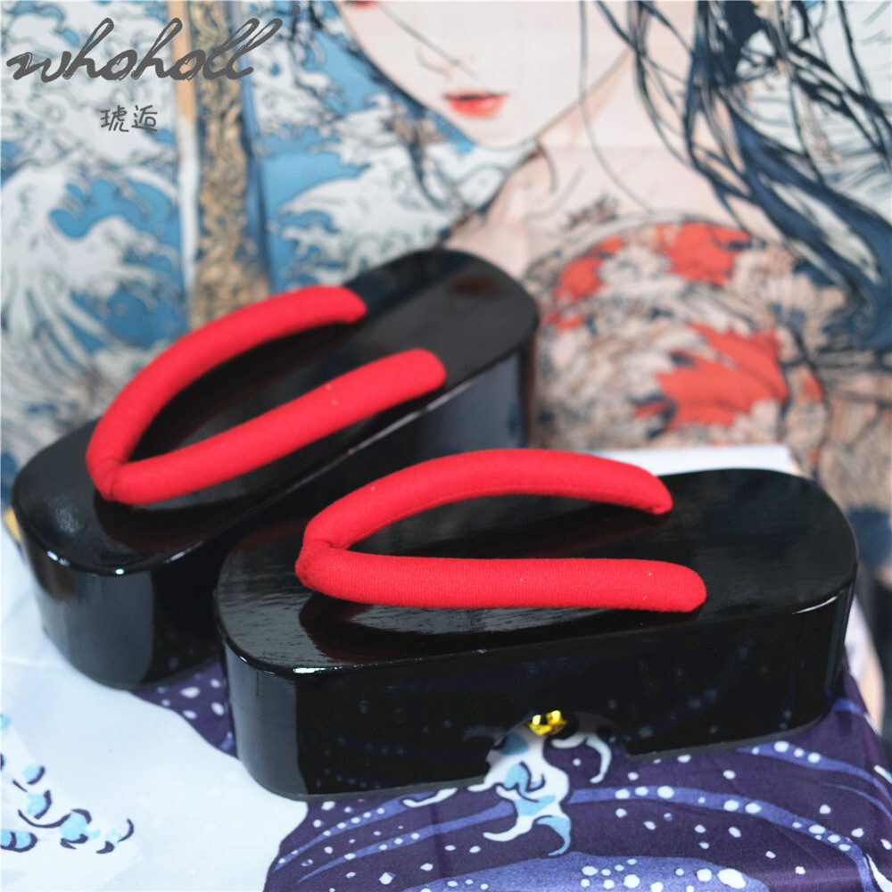 Geta Wooden Sandal - Tongs d'été pour femmes, sabots Geta