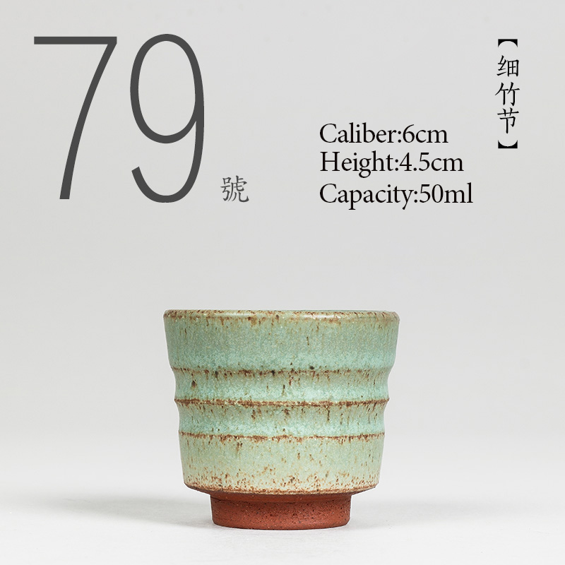 Japanese Pottery - NO.079-Tasse à thé chinoise en céramique