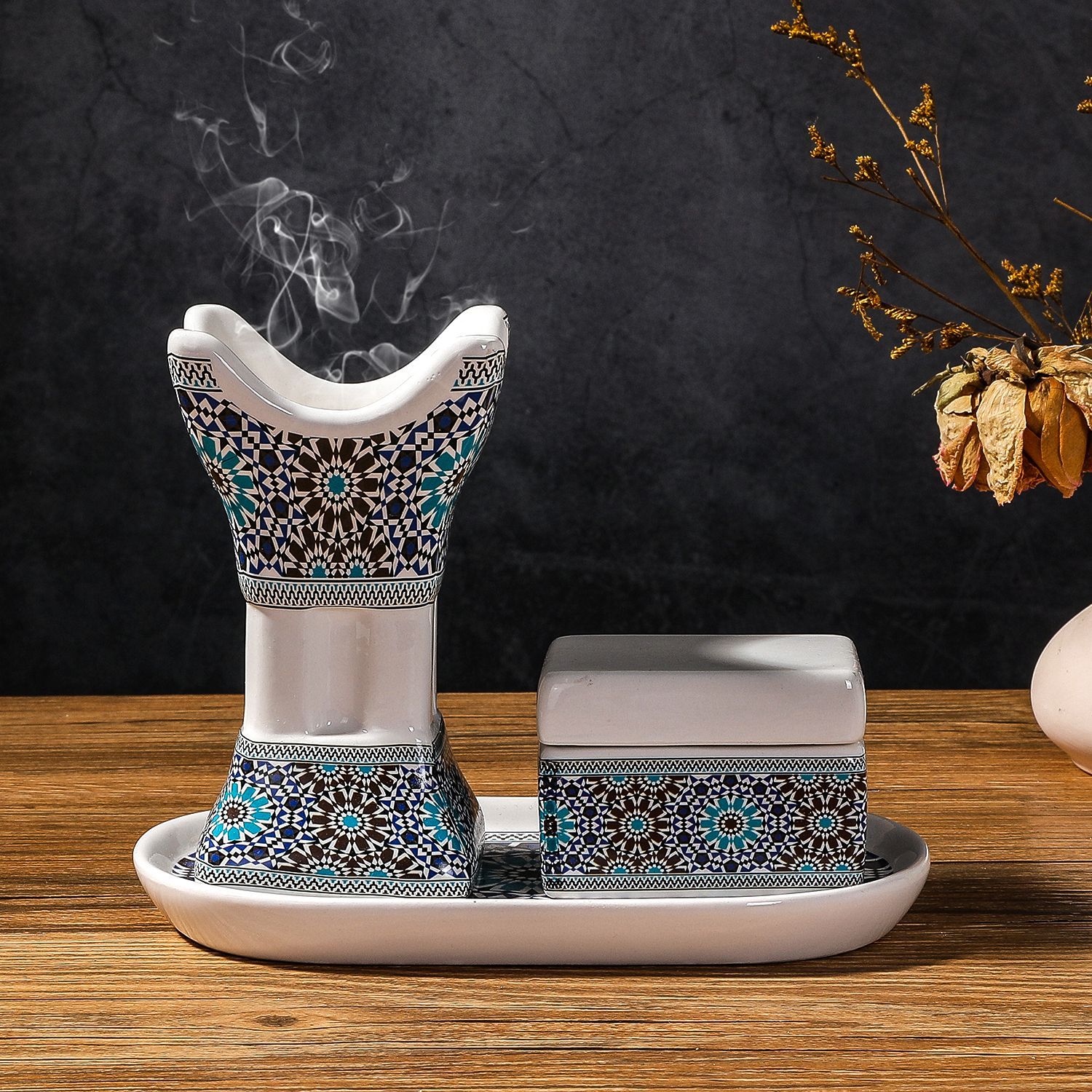 Incense Holder - Ensemble de brûleurs d'encens en céramique