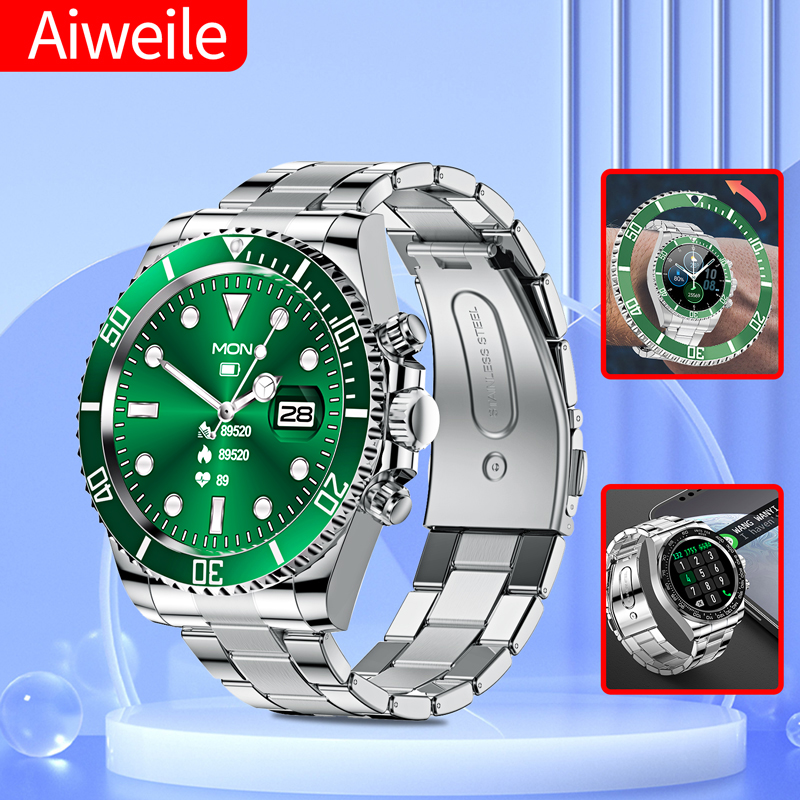Japanese Luxury Lifestyle - AIWEYS-Montre Connectée AW12 pour Homme, Nouveau