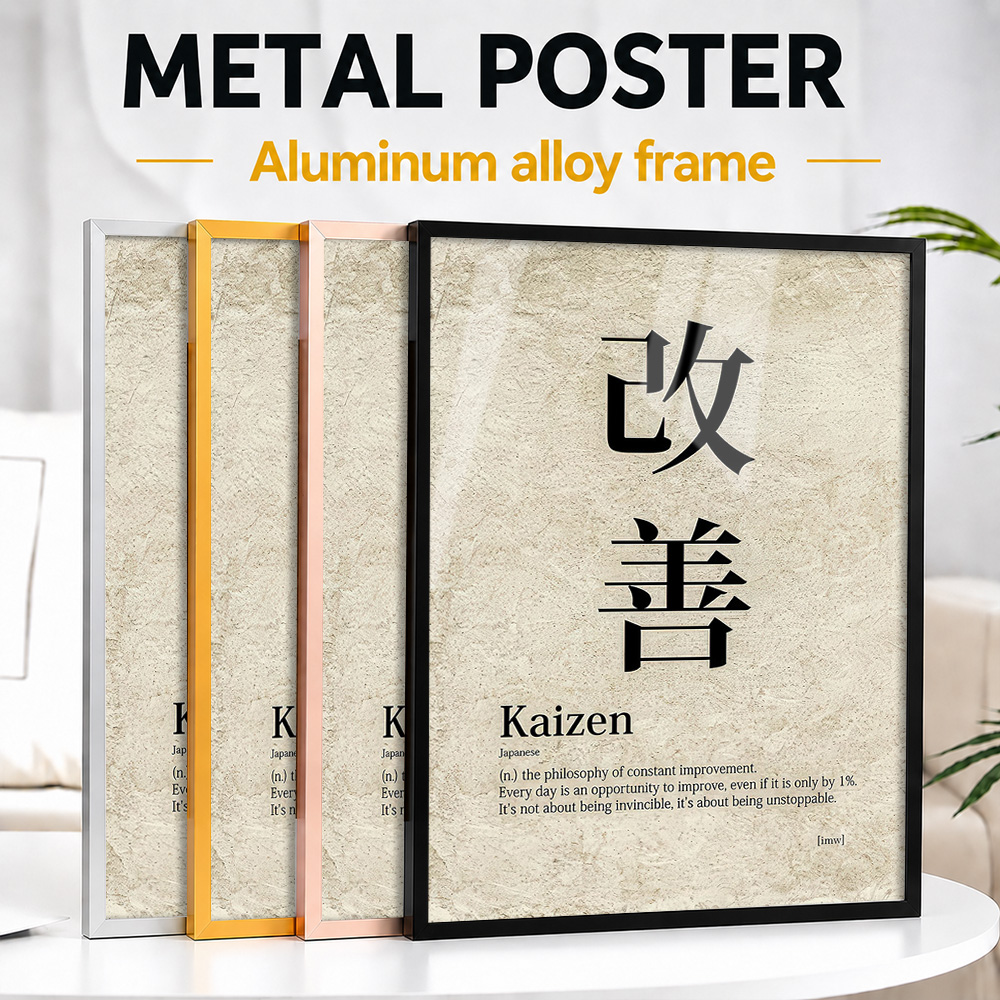 Japanese Tea - Définition de la philosophie Kaizen, affiche