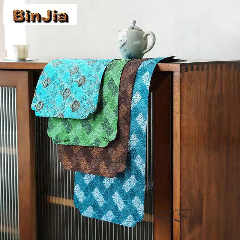 Japanese Tea - Tapis de table en tissu brodé