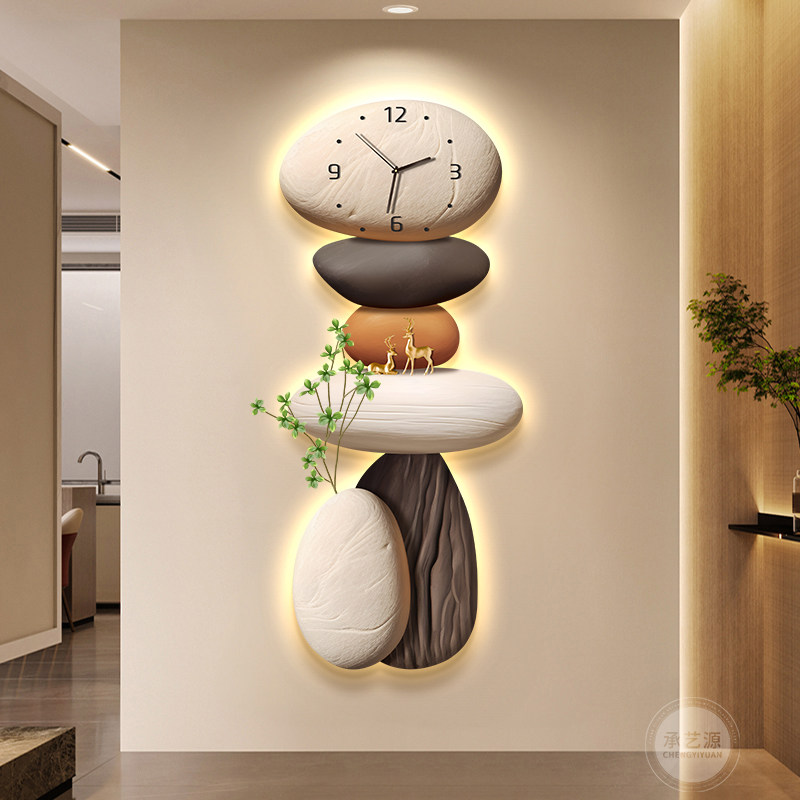 Japanese Luxury Lifestyle - Horloge murale de style japonais unique,