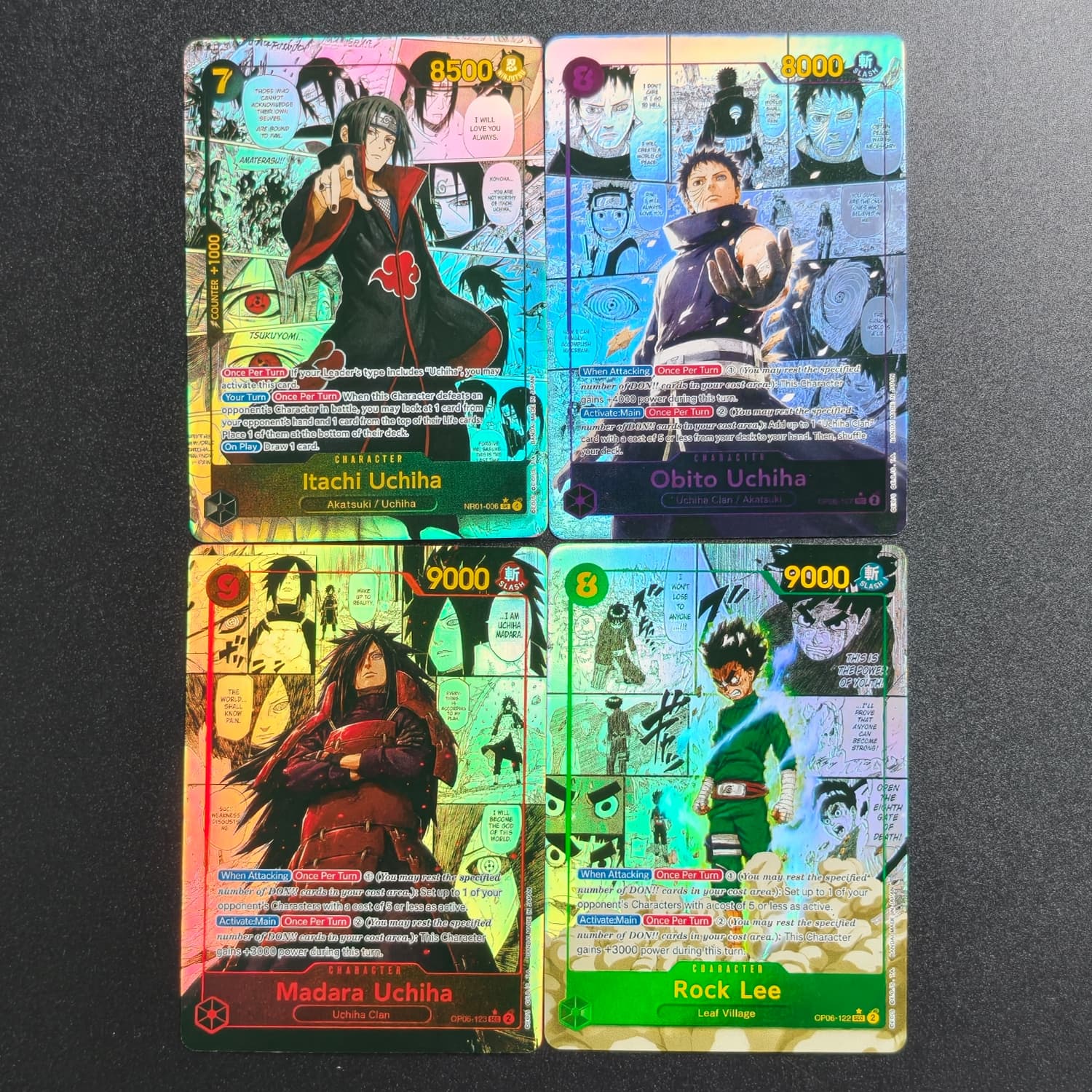 Japanese Fan - Carte de collection DIY Madara Uchiha