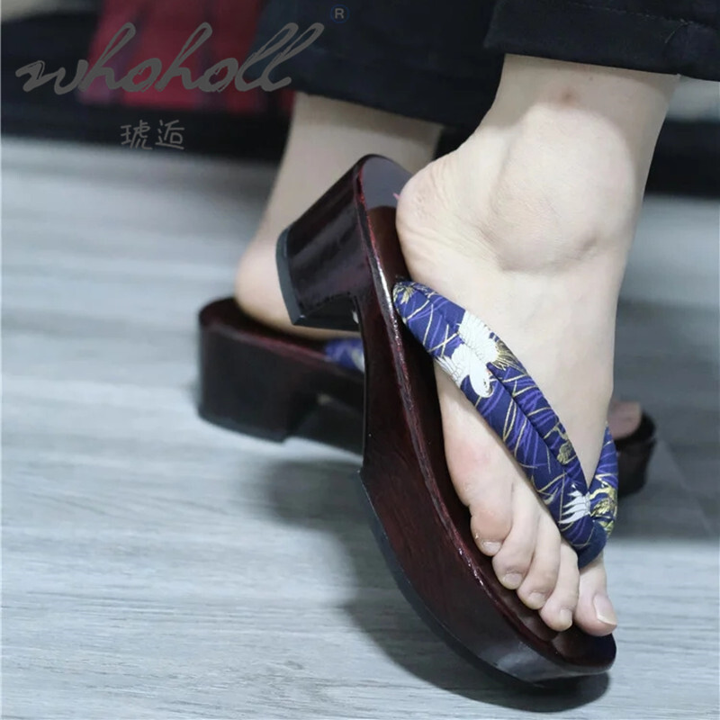 Pantoufles d'été japonaises en - Geta Wooden Sandal avis et prix