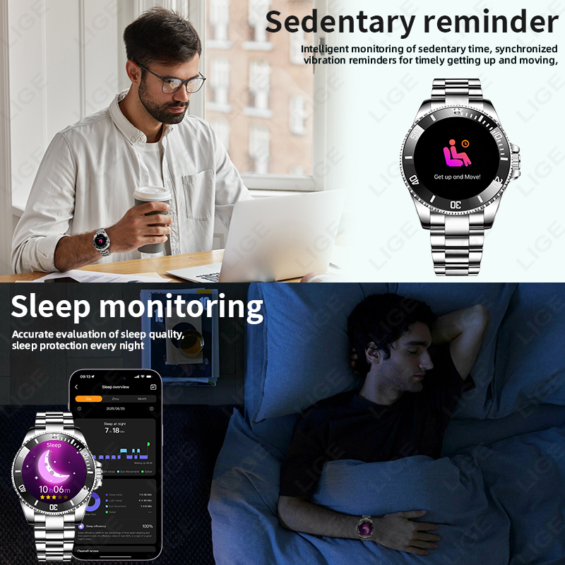 Montre connectée LIGE, nouveau - Japanese Luxury Lifestyle avis et prix