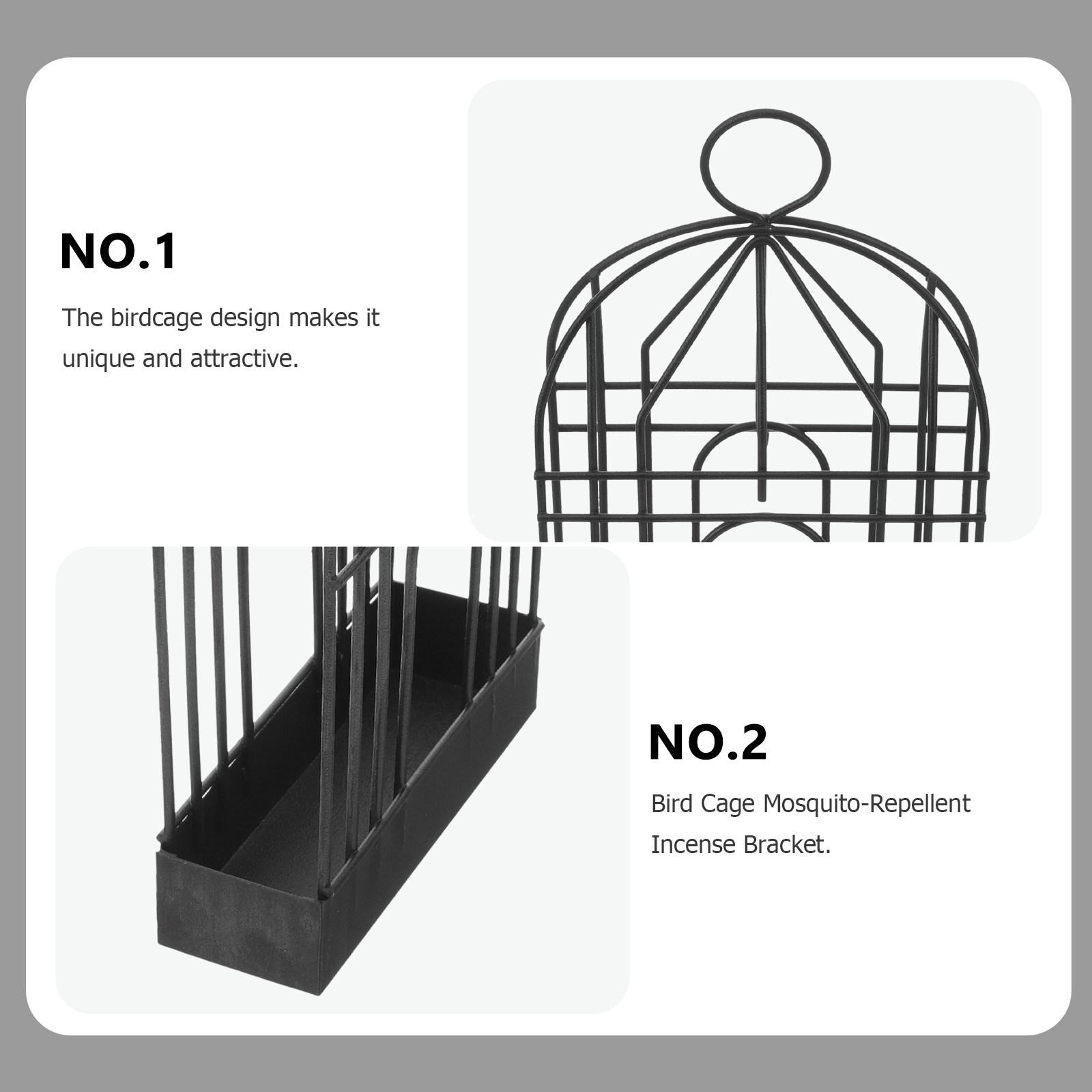 Support décoratif en fer noir  - Incense Holder avis et prix