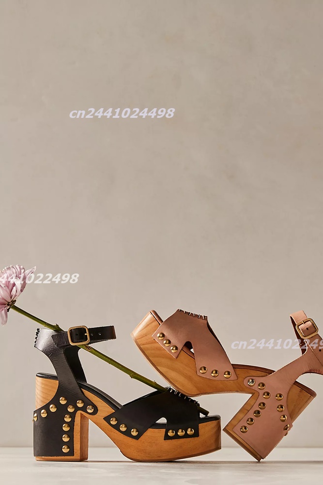 Sandales à plateforme pour fem - Geta Wooden Sandal avis et prix