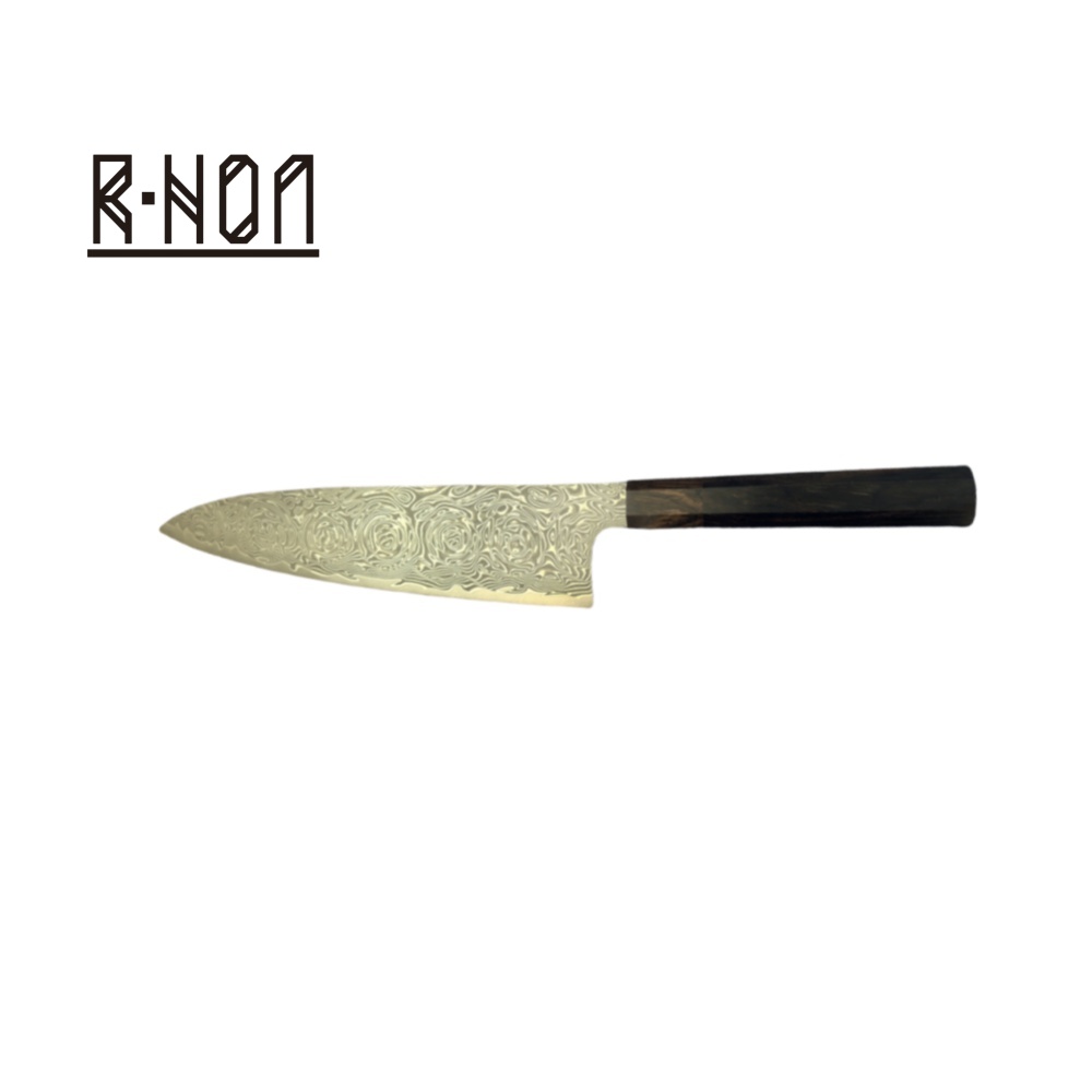 Couteau Gyuto RHON, acier Dama - Japanese Knife avis et prix