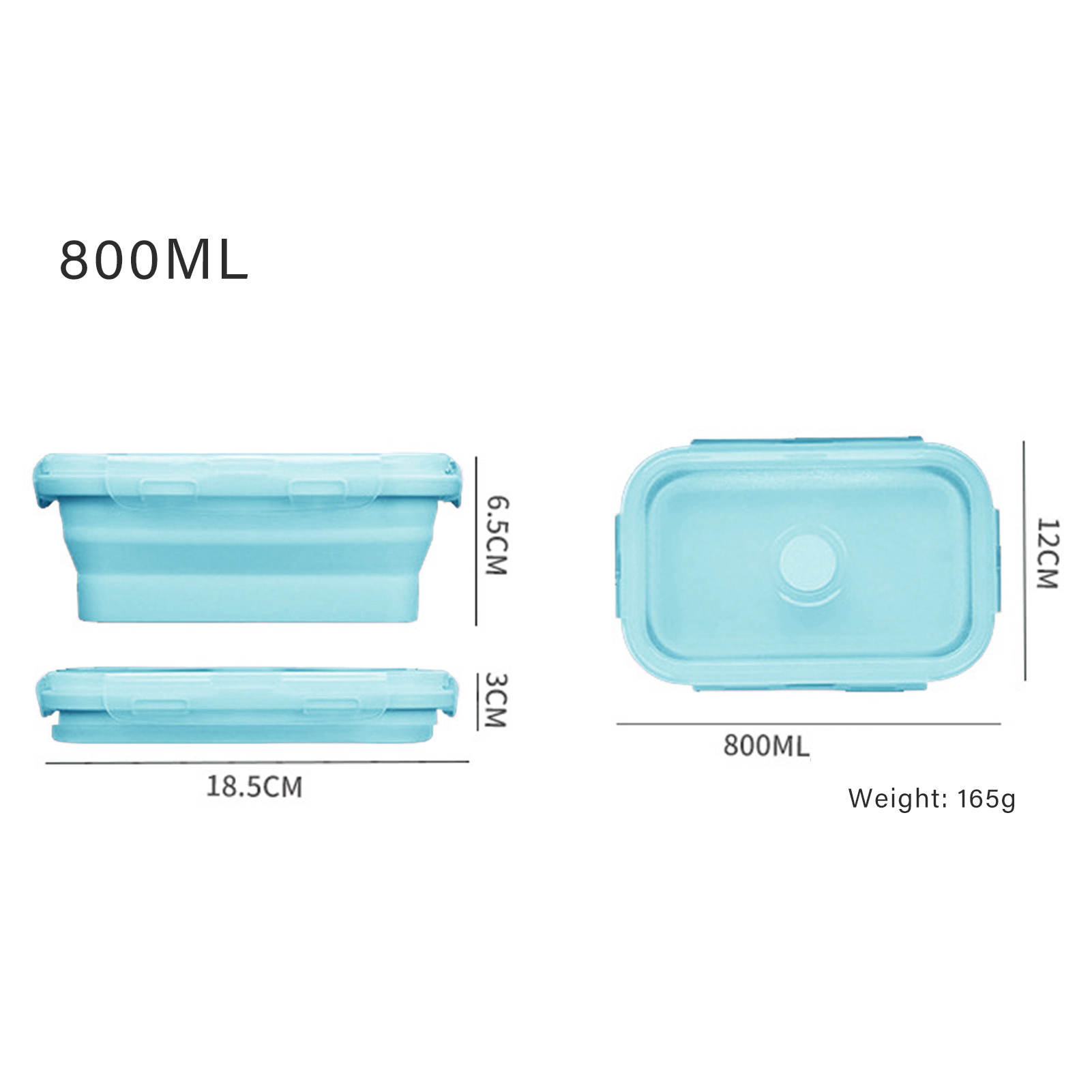 Boîte à lunch en silicone de q - Bento Box avis et prix