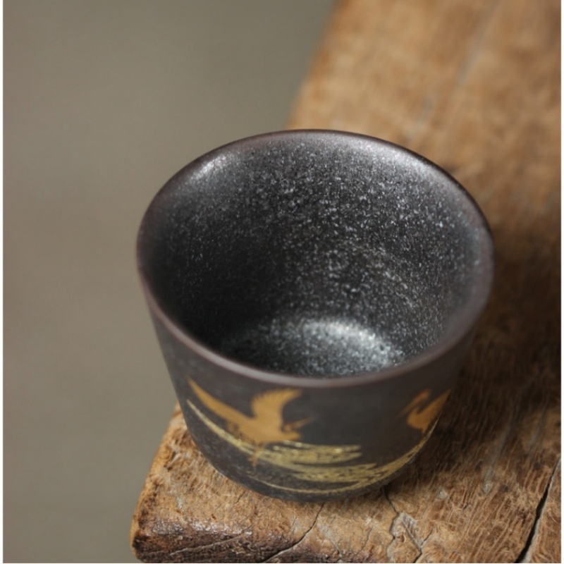 Tasse à thé grue japonaise de  - Japanese Pottery avis et prix