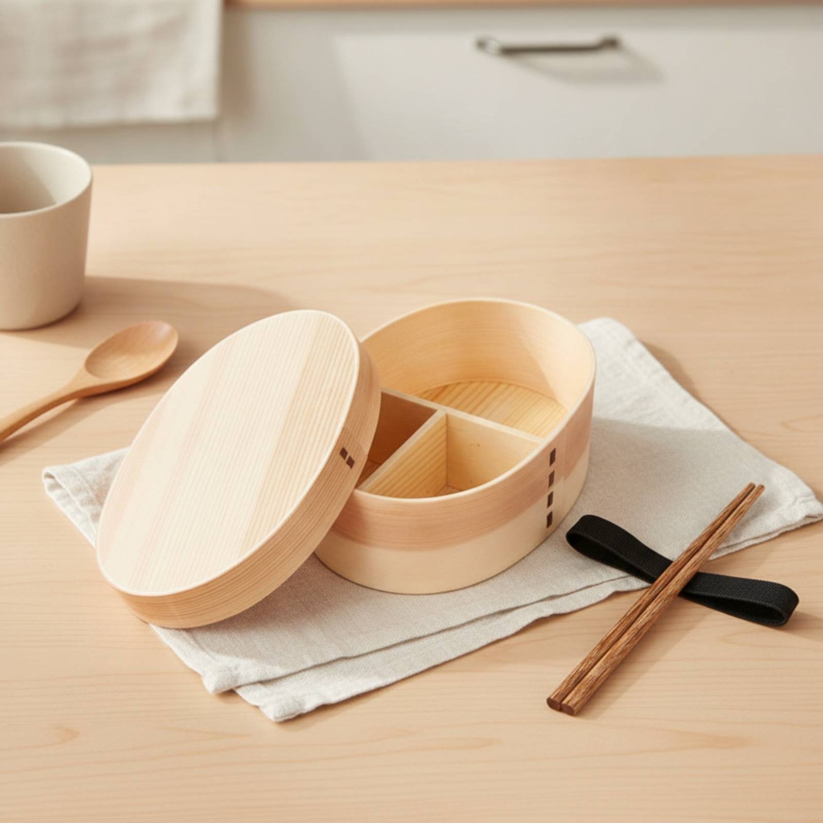 Boîte à bento en bois de style - Bento Box avis et prix