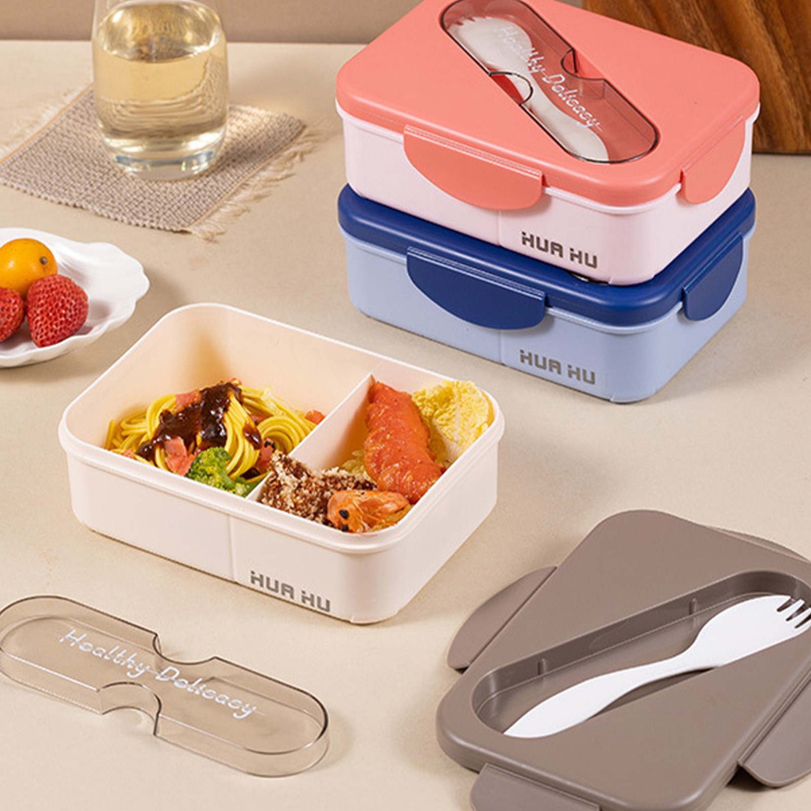 Boîte à lunch en plastique pou - Bento Box avis et prix