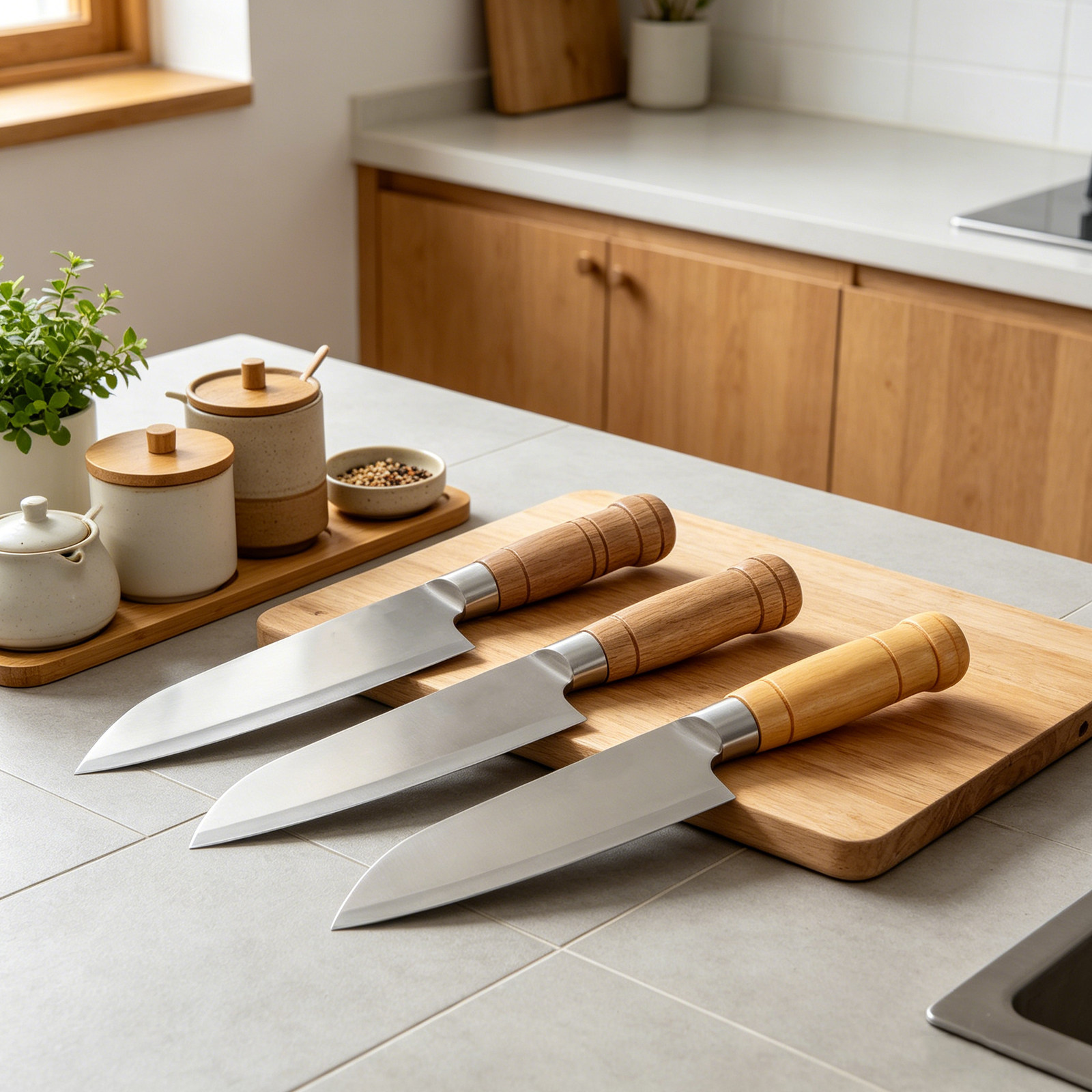 3 poignées de couteau en bois  - Japanese Knife avis et prix