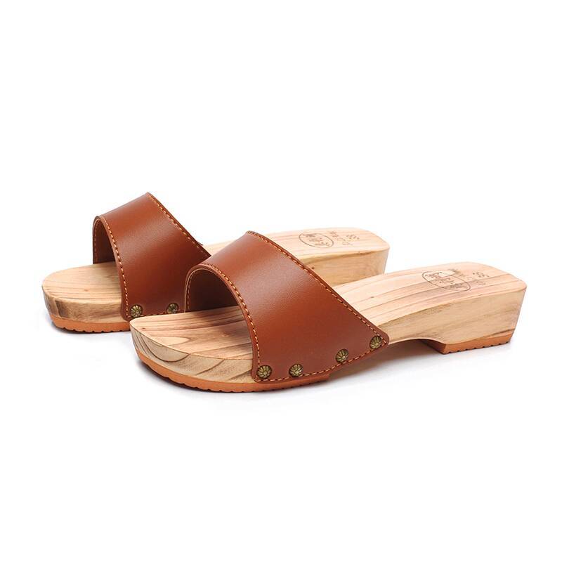 Pantoufles d'été en bois pour  - Geta Wooden Sandal avis et prix