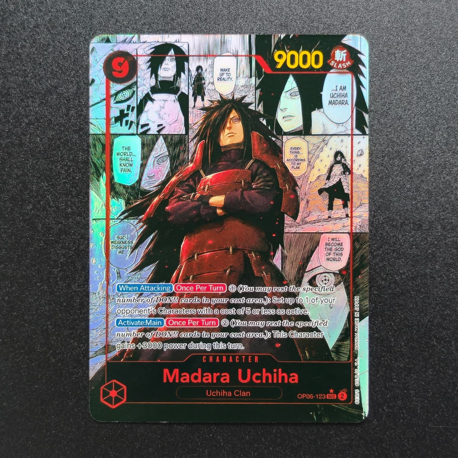 Carte de collection DIY Madara - Japanese Fan avis et prix