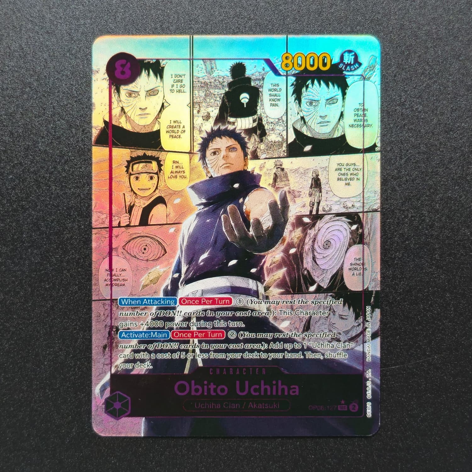 Carte de collection DIY Madara - Japanese Fan avis et prix