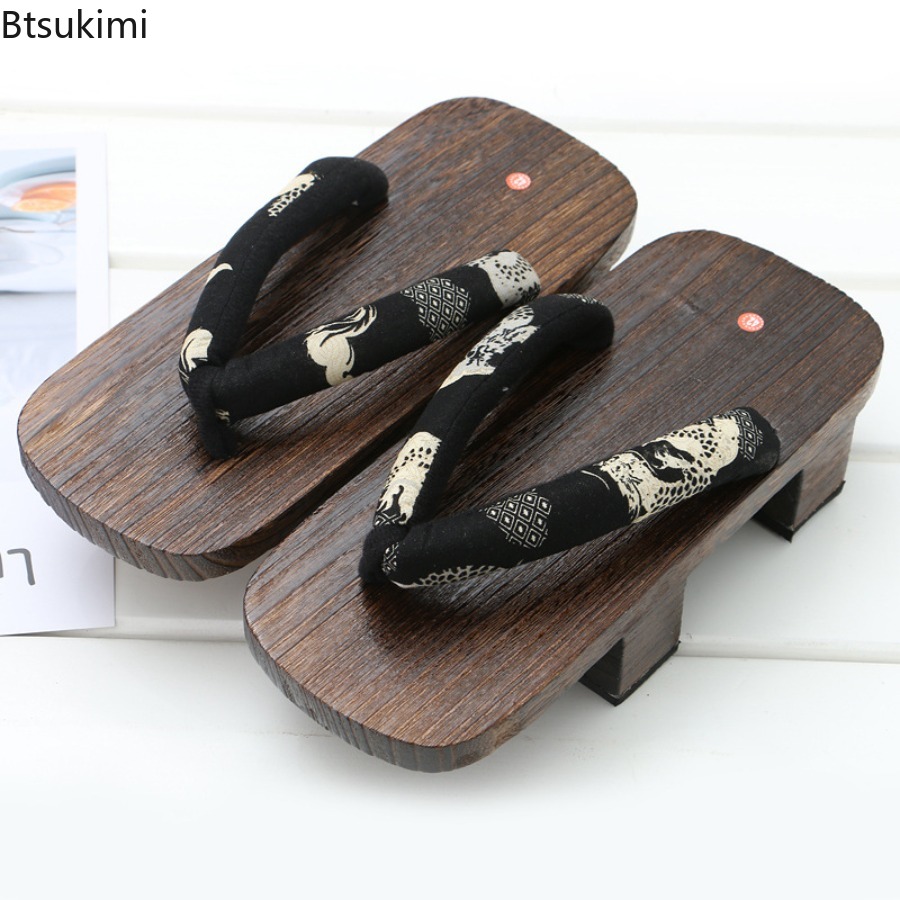 Sandales Geta à deux dents pou - Geta Wooden Sandal avis et prix