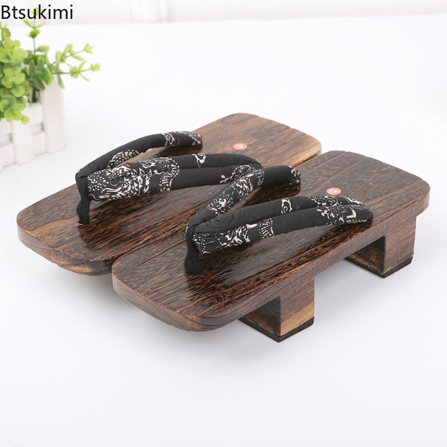 Sandales Geta à deux dents pou - Geta Wooden Sandal avis et prix