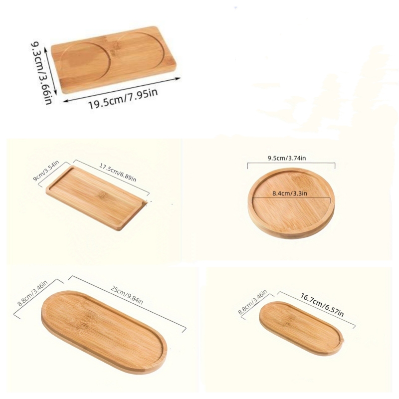 2 pièces/Plateau en bois rond, - Japanese Snacks avis et prix