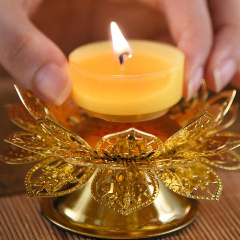 Porte-bougie chauffe-plat doré - Incense Holder avis et prix