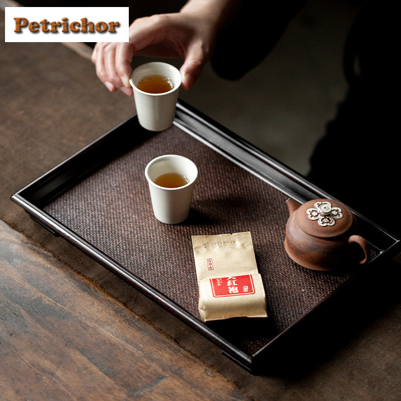 Plateau à thé tissé en bambou  - Japanese Snacks avis et prix